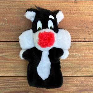Vintage 1971 Sylvester Hand Puppet Looney Tunes Mighty Star Korea Plush Cat Toy